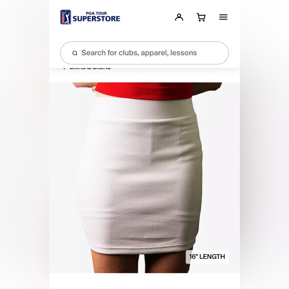 Pebble Beach Women's Knit 16" Skort